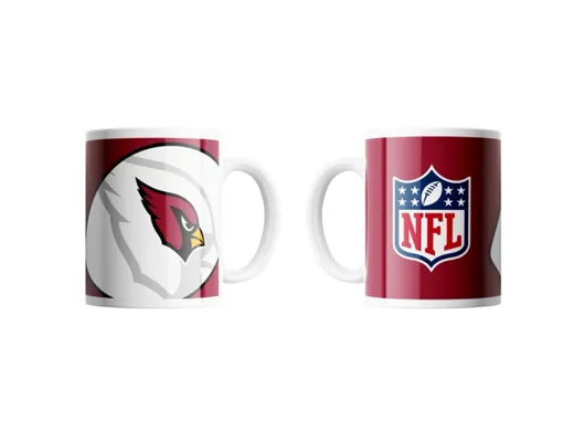 Arizona Cardinals Classic Mug Shadow Logo & Shield 11 Oz