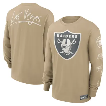 Las Vegas Raiders Nike Long Sleeve Max 90 T-Shirt L