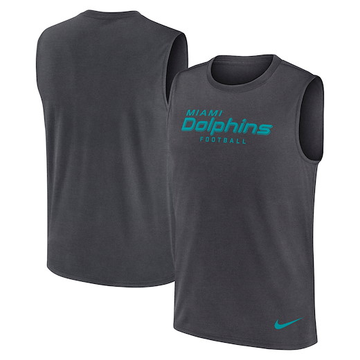 Miami Dolphins Nike Dri-FIT Legend Muscle Tank S