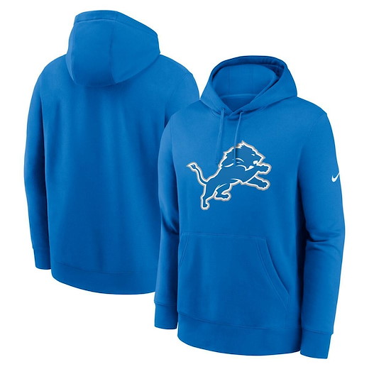 Detroit Lions Nike Club Logo Hoodie M