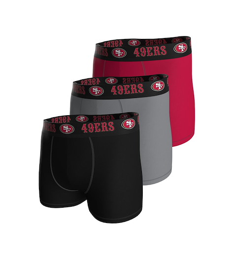 San Francisco 49ers 3pk Boxers L