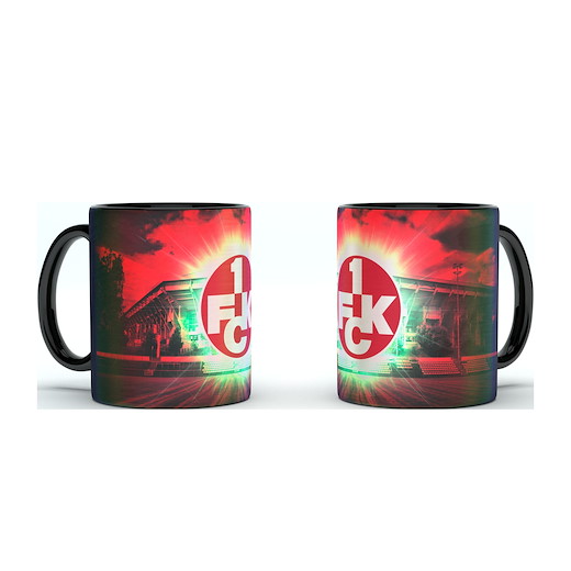 FCK Tasse Prag Metallic Logo 