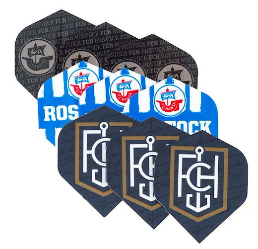 Hansa Rostock Dart-Flight-Pack FCH (3 Sets) 
