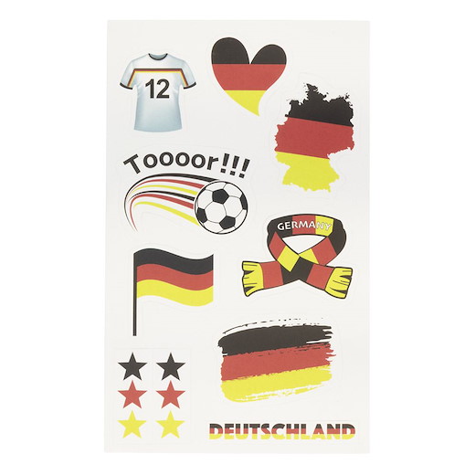 Deutschland Aufkleber 13x8cm 13x8cm