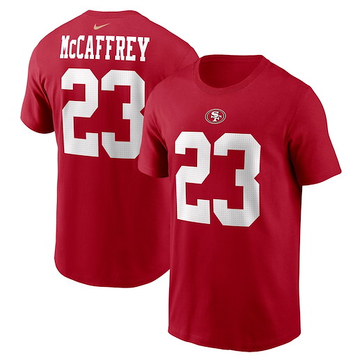 San Francisco 49ers Nike N&N T-Shirt Mccaffrey 23 L