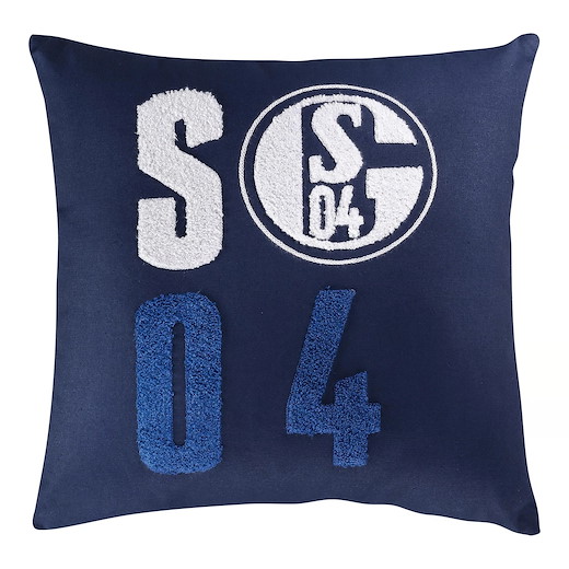 FC Schalke 04 Kissen Buchstaben blau 