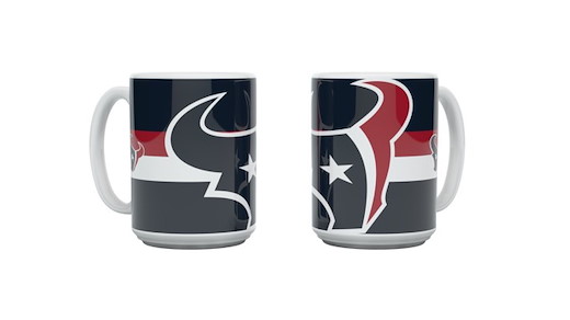 NFL Houston Texans Tasse  'Triple Logo ' 