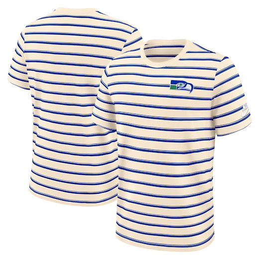 Seattle Seahawks Nike Rewind Club Striped Tee XL