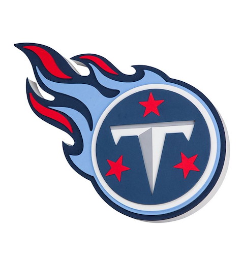 Tennessee Titans 3D FanFoam Super Size Wall Sign ca. 50x28x3cm