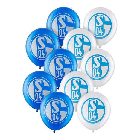FC Schalke 04 Luftballons 10er Pack gemischt 