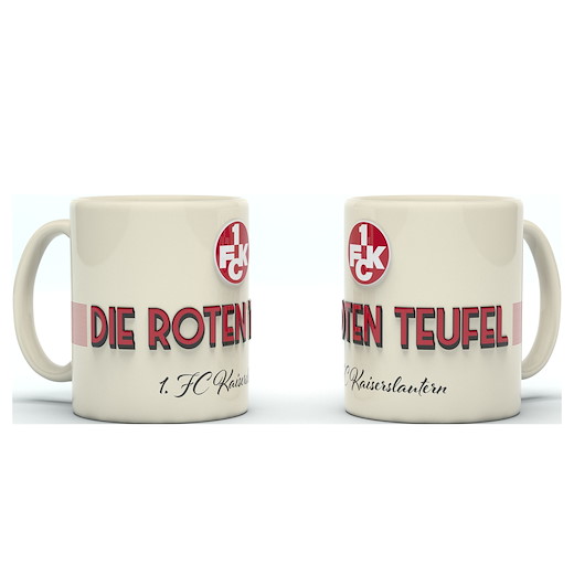 FCK Tasse Prag Relief Retro 