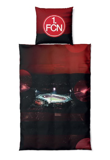 1. FC Nürnberg Bettwäsche Stadion 135x200+80x80cm