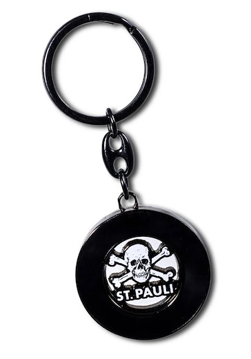 FC St. Pauli Schlüsselanhänger Chip Totenkopf 