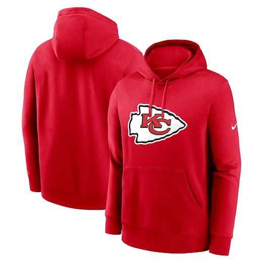 Kansas City Chiefs Nike Club Logo Hoodie M