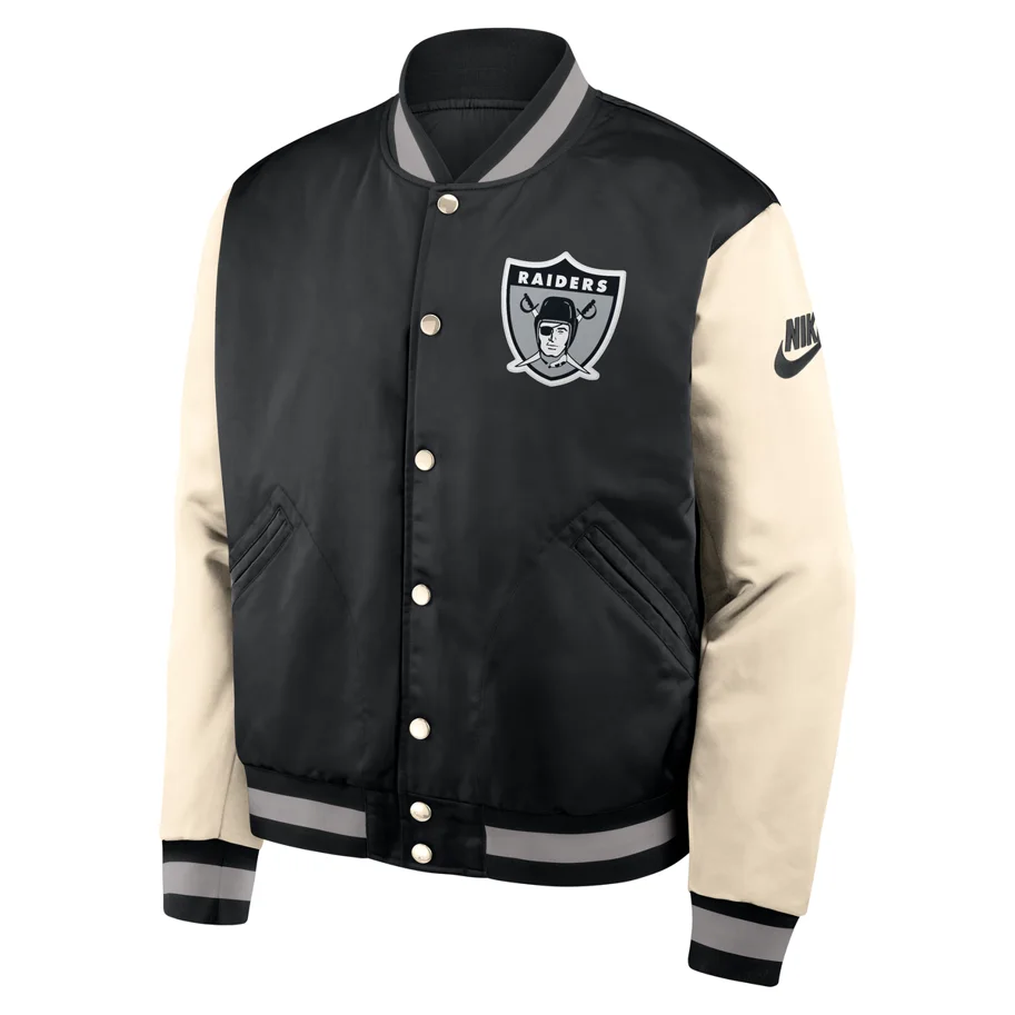 Las Vegas Raiders Nike Legacy Bomber Jacket M