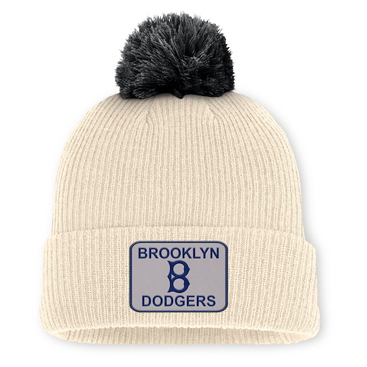 Brooklyn Dodgers Nike Peak Std. Cuff Pom Beanie 