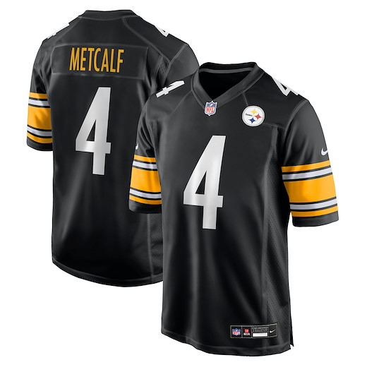 Pittsburgh Steelers Nike Home Jersey Metcalf 4 L
