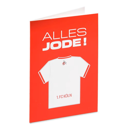 1. FC Köln Grußkarte "Alles Jode!" 