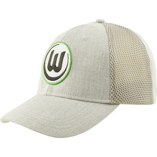 VfL Wolfsburg Cap Logo grau 