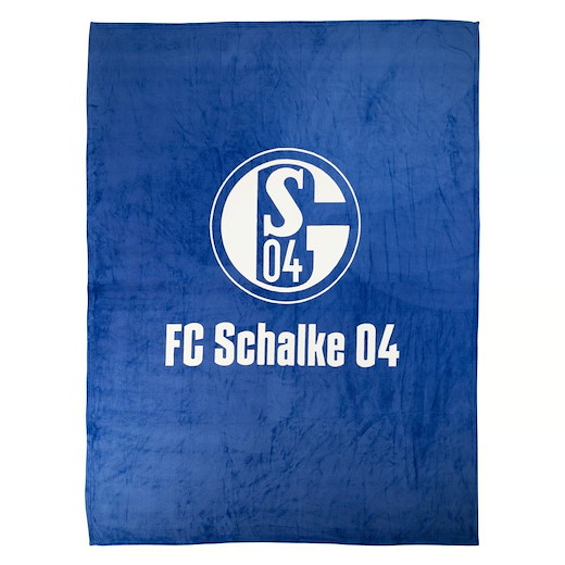 FC Schalke 04 Decke flanell königsblau 