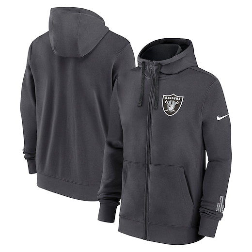 Las Vegas Raiders Nike Club FZ Hood M