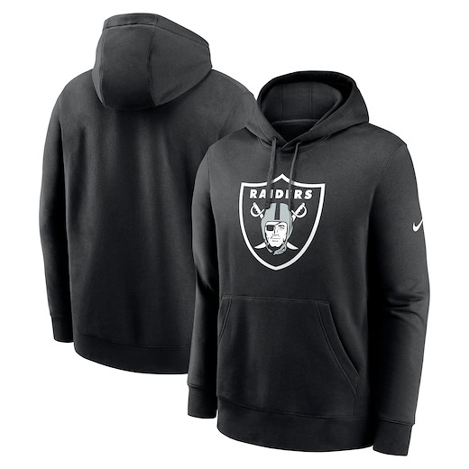 Las Vegas Raiders Nike Club Logo Hoodie M