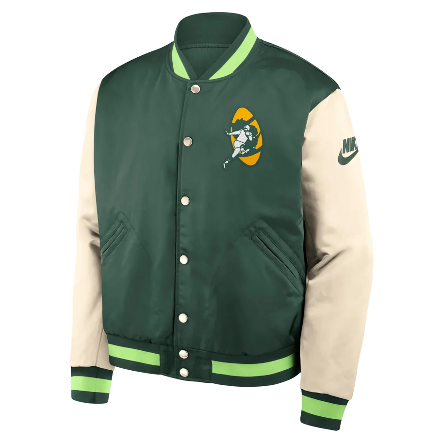 Green Bay Packers Nike Legacy Bomber Jacket L