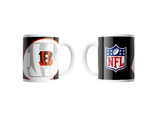 Cincinnati Bengals Classic Mug Shadow Logo&Shield 