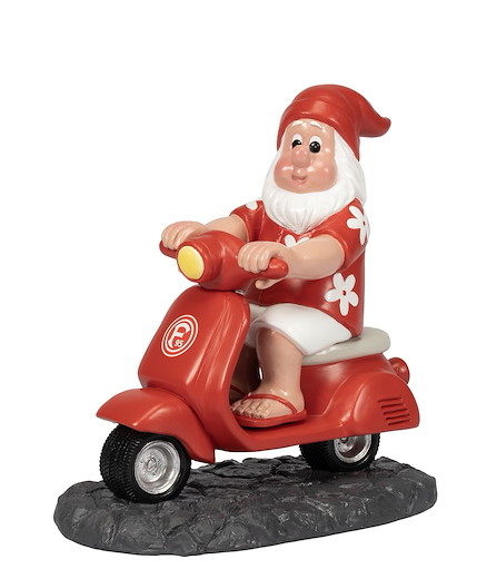 Fortuna Düsseldorf Gartenzwerg Vespa Groß