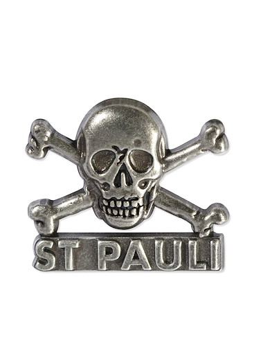 FC St. Pauli Pin Totenkopf 3D 