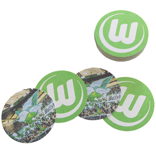 VfL Wolfsburg Bierdeckel Logo (25er Set)  