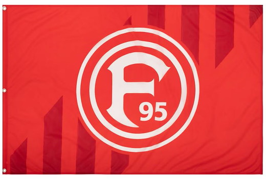 Fortuna Düsseldorf Fahne "Logo"  100x150