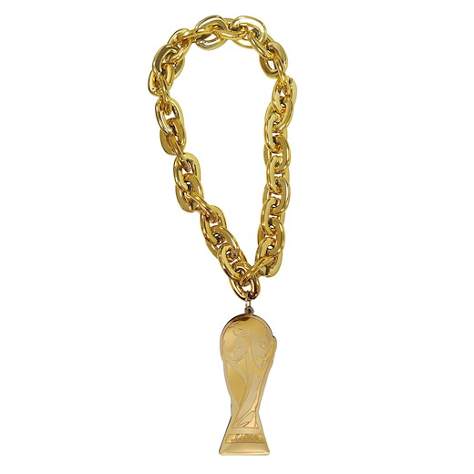 FIFA26 2D Trophy Fan Chain Kette: 96cm, Anhänger:15x6,4cm