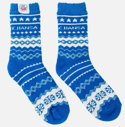 Hansa Rostock Weihnachtssocken hansablau 35-41