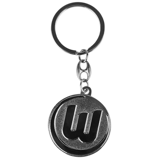 VfL Wolfsburg Schlüsselanhänger Logo schwarz 