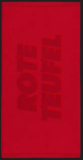 FCK Handtuch RoteTeufel rot  