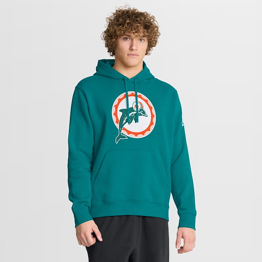 Miami Dolphins Nike Club Logo Hoodie M