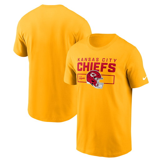 Kansas City Chiefs Nike SS Helmet Tee L