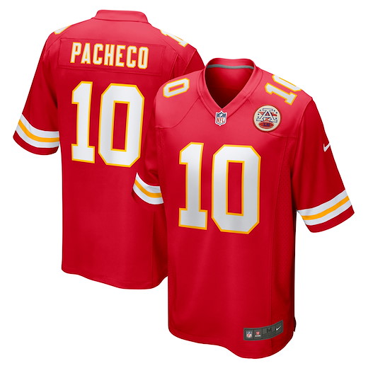 Kansas City Chiefs Nike Home Jersey Pacheco 10 2XL