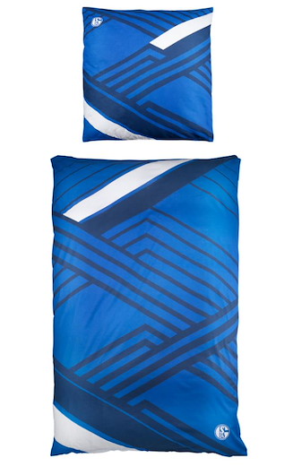 FC Schalke 04  Bettwäsche blau/weiß 