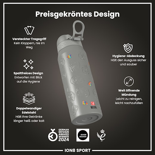 DK Metcalf Steel Water Bottle 750ml 750ml