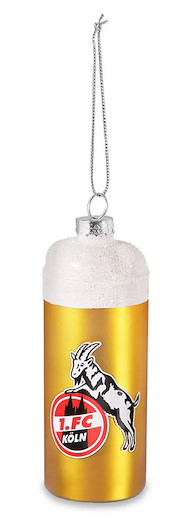 1. FC Köln Weihnachtsanhänger Kölsch 