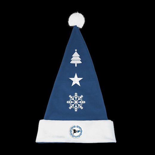 Arminia Bielefeld Nikolausmütze Logo Blau 