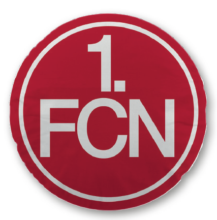 1. FC Nürnberg Logokissen 