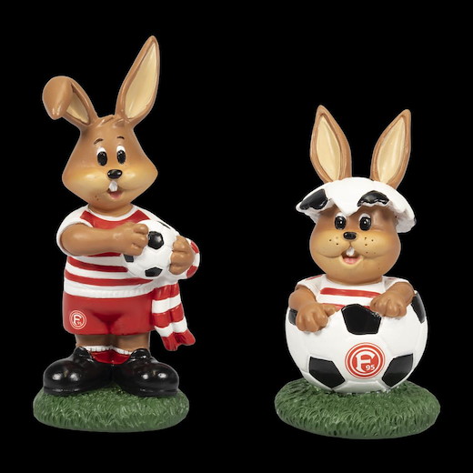 Fortuna Düsseldorf Osterfiguren 2er-Set 