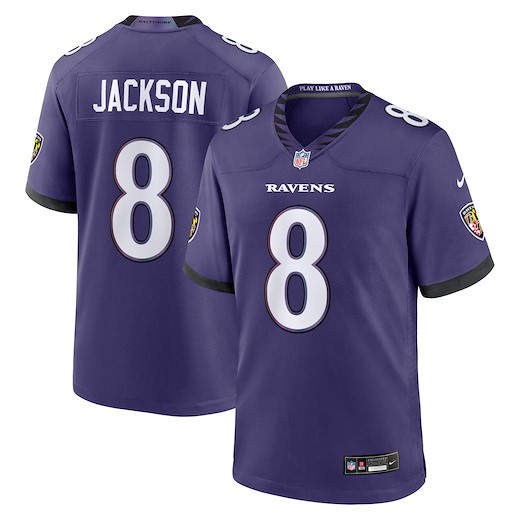 Baltimore Ravens Nike Home Jersey Jackson 8 S