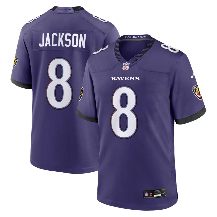 Baltimore Ravens Nike Home Jersey Jackson 8 S