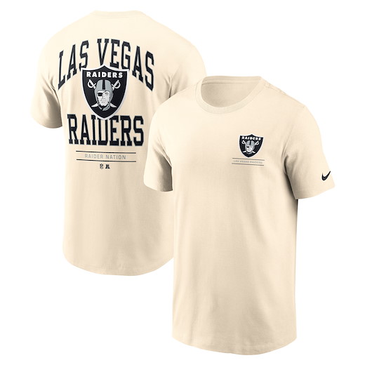 Las Vegas Raiders Freestyle Nike Club Crew Tee M
