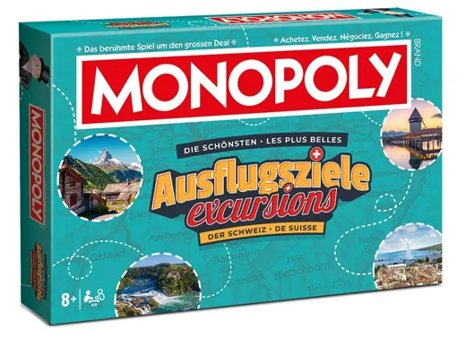 Monopoly Die schönsten Ausflugsziele der Schweiz