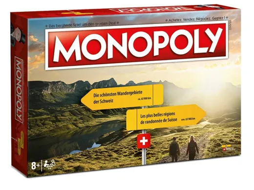 Monopoly Die schönsten Wanderwege der Schweiz /Monopoly Les plus belles régions de randonnée de Suisse